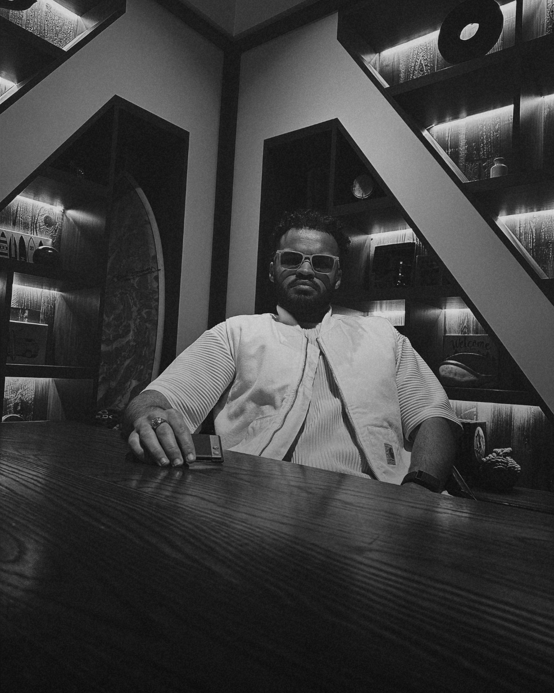 Jared T. Ross in a library setting